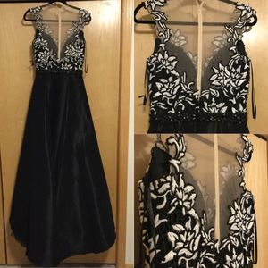 Mac Duggal Overskirt Dress